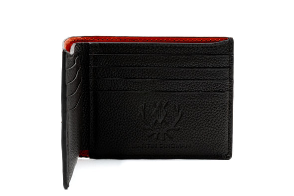 Hemingway Italian Saddle Leather Billfold - Grey Camo