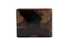 Hemingway Italian Saddle Leather Billfold - Grey Camo