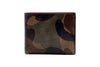 Hemingway Italian Saddle Leather Billfold - Grey Camo