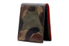 Hemingway Italian Saddle Leather Billfold - Grey Camo