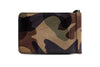 Hemingway Italian Saddle Leather CC Moneyclip - Grey Camo