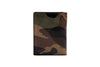 Hemingway Italian Saddle Leather ID Wallet - Grey Camo