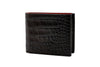 Bill Alligator Grain Billfold - Walnut