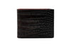 Bill Alligator Grain Billfold - Walnut
