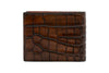 Bill Alligator Grain Leather Billfold - Chestnut