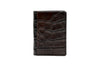 Bill Alligator Grain ID Wallet - Walnut
