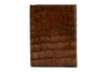 Bill Alligator Grain Leather Passport Hipster - Chestnut