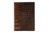 Bill Alligator Grain Leather Passport Hipster - Chestnut