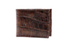 Jacob American Alligator Billfold - Antique Chestnut