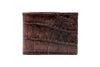 Jacob American Alligator Billfold - Antique Chestnut