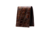 Jacob American Alligator Billfold - Antique Chestnut