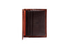 Artisan Italian Saddle Leather ID Wallet - Antique Chestnut