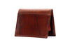 Artisan Italian Saddle Leather ID Wallet - Antique Chestnut