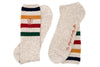 Classic Merino Wool Ragg Socks - Hudson Stripes