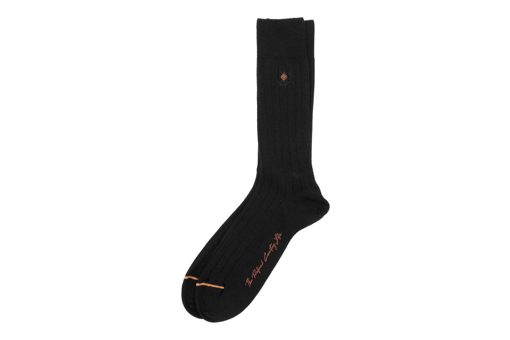 All Season Country Classic Meino Wool and Pima Cotton Socks - Black