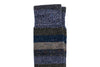 Stripe Andean Alpaca Yarn Socks - Midnight Multi