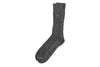 Cashmere Cable Andean Alpaca Socks - Oxford Grey