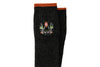Royal Sporting Alpaca Yarn and Pima Cotton Socks - Charcoal