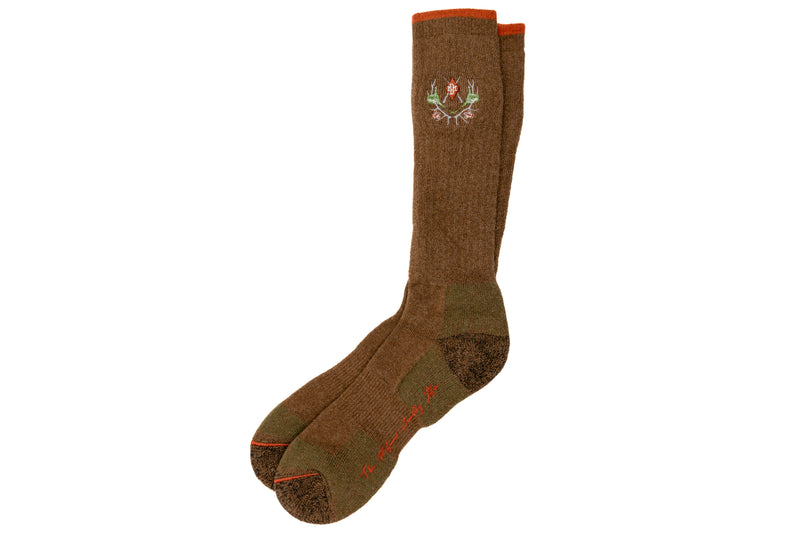 Royal Sporting Alpaca Yarn and Pima Cotton Socks - Oak