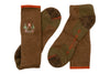Royal Sporting Alpaca Yarn and Pima Cotton Socks - Oak
