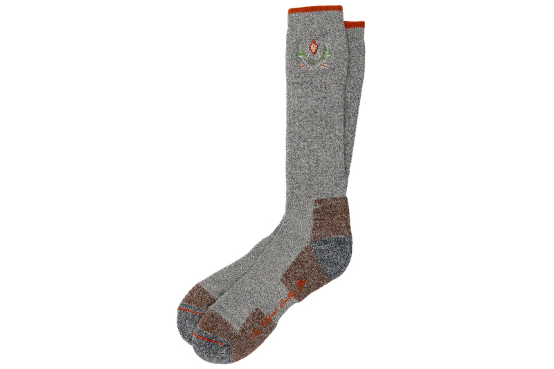 Royal Sporting Alpaca Yarn and Pima Cotton Socks - Heather Grey