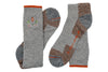 Royal Sporting Alpaca Yarn and Pima Cotton Socks - Heather Grey