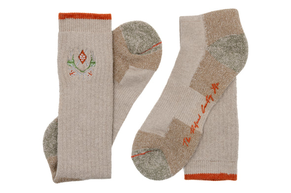 Royal Sporting Alpaca Yarn and Pima Cotton Socks - Oatmeal