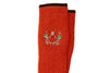 Royal Sporting Alpaca Yarn and Pima Cotton Socks - Hunter Orange