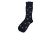Fancies Peruvian Pima Cotton Socks- Navy Buck