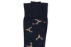 Fancies Peruvian Pima Cotton Socks- Navy Buck