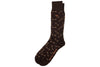 Horse Bit Peruvian Pima Cotton Socks - Walnut