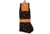 Horse Bit Peruvian Pima Cotton Socks - Walnut