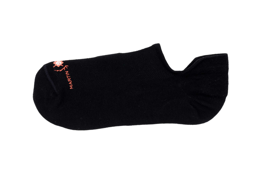 No Show Sneaker Pima Cotton Socks - Black