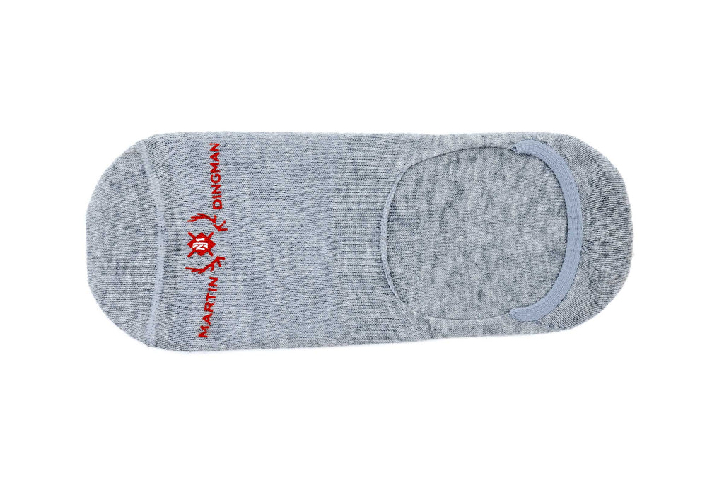 Signature Loafer Pima Cotton Socks - Heather Grey