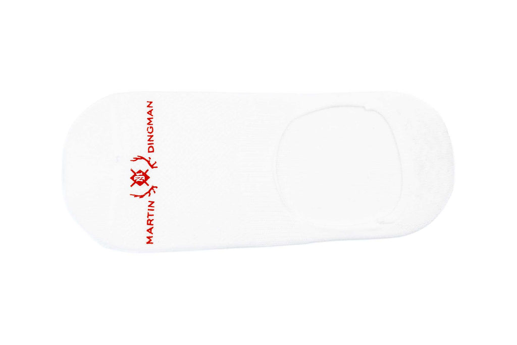 Signature Loafer Pima Cotton Socks - White