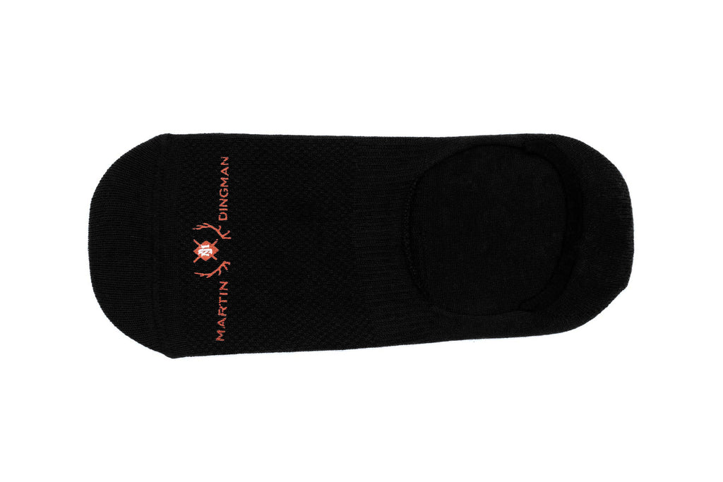 Ultimate Ventilated Peruvian Pima Cotton Loafer Socks- Black
