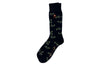 Rover Peruvian Pima Cotton Socks - Navy Rover