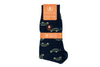 Rover Peruvian Pima Cotton Socks - Navy Rover
