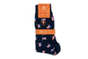 All American Peruvian Pima Cotton Socks - Navy