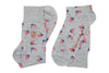 All American Peruvian Pima Cotton Socks - Heather Grey