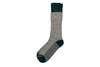 Puppy Tooth Peruvian Pima Cotton Socks - Forest