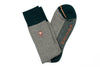 Puppy Tooth Peruvian Pima Cotton Socks - Forest