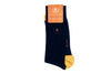 Ventilated All Season Peruvian Pima Cotton Socks - Navy