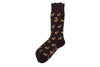 Elk Peruvian Pima Cotton Socks - Walnut