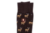 Elk Peruvian Pima Cotton Socks - Walnut