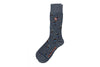 Pheasant Peruvian Pima Cotton Socks - Graphite