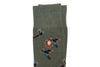 Pheasant Peruvian Pima Cotton Socks - Military Green