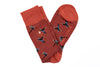 Pheasant Peruvian Pima Cotton Socks - Pumpkin
