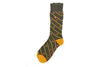 Club Check Peruvian Pima Cotton Socks - Military Green