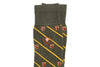 Club Check Peruvian Pima Cotton Socks - Military Green